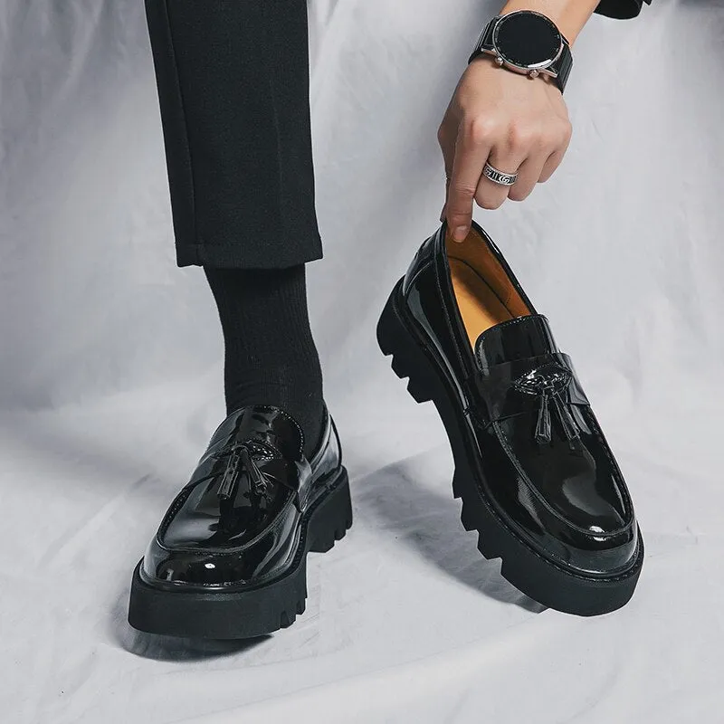 Amozae- Anyang Chunky Sole Patent Loafers