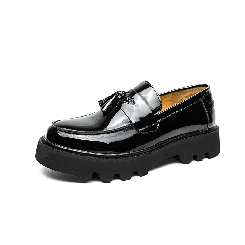 Amozae- Anyang Chunky Sole Patent Loafers