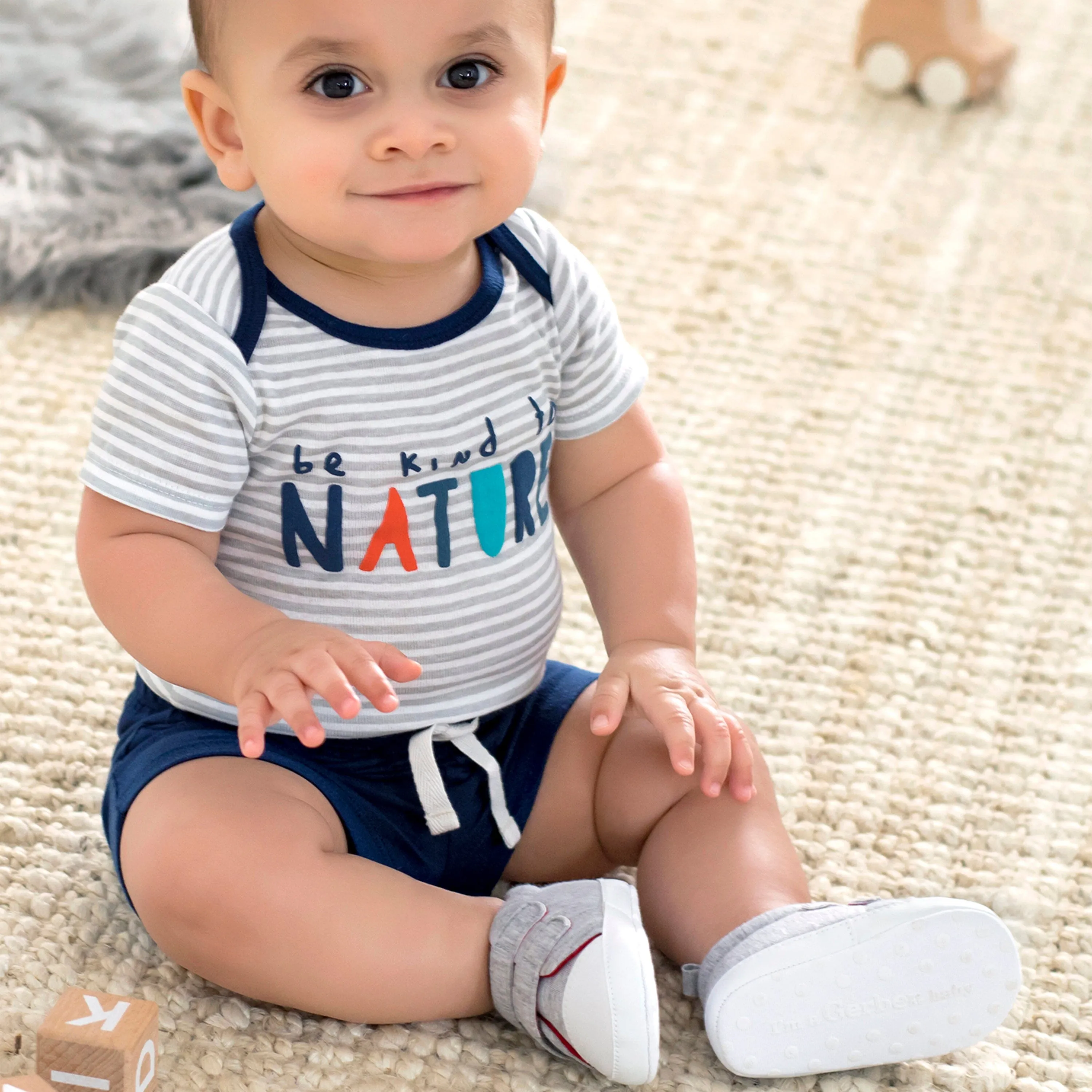 Baby Neutral Heather Gray Sneakers