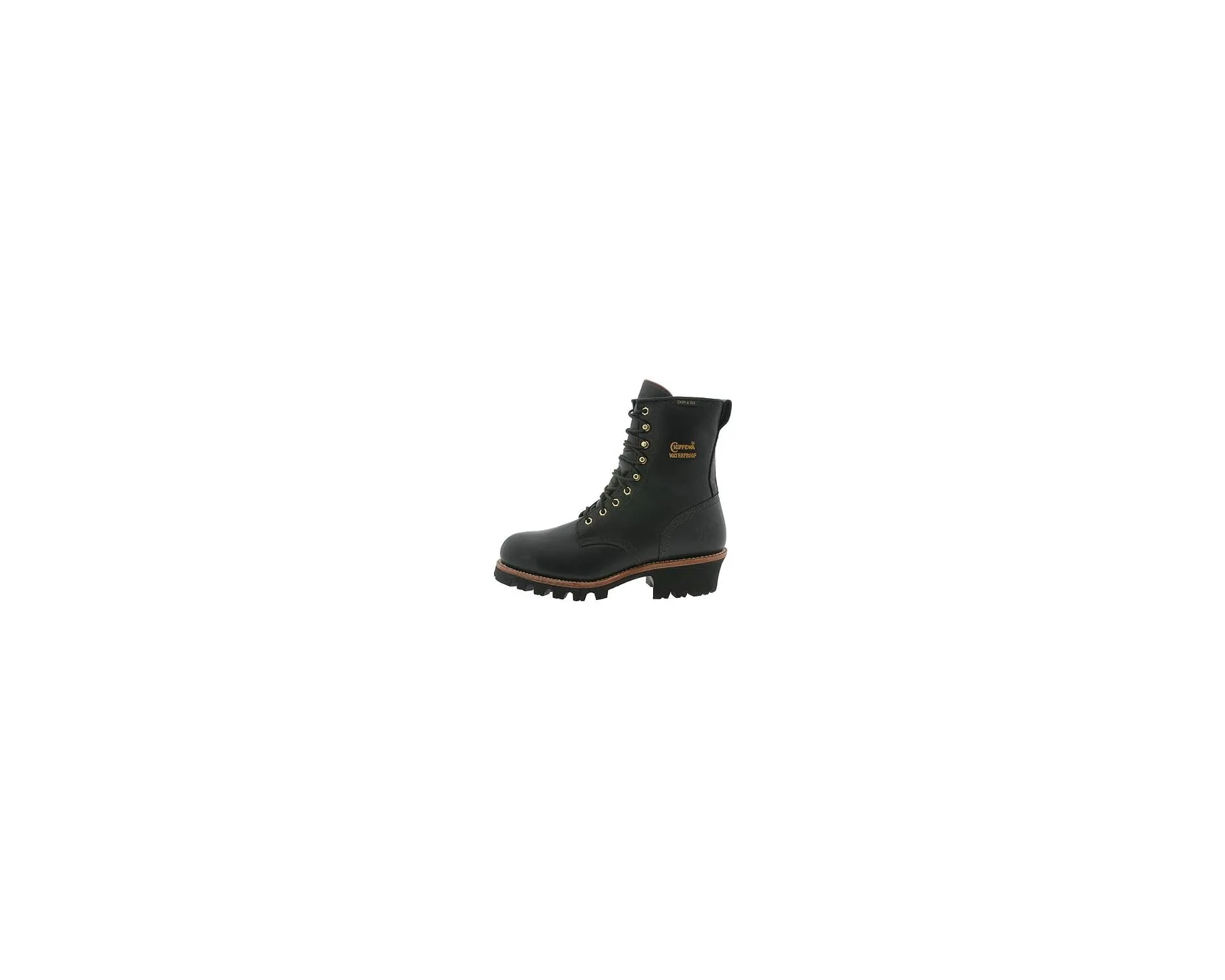 Boots 8" Black Logger W/P Insulated Steel Toe Chippewa, black