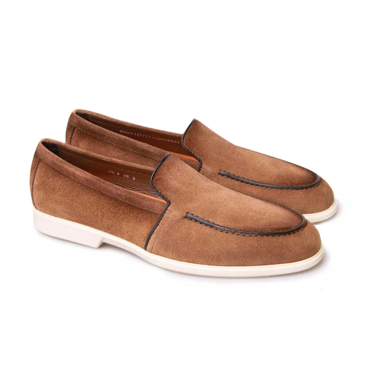 Brown Suede Loafer