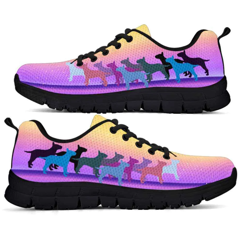 Bull Terrier Sneaker, Bull Terrier Sneakers Running Shoes Gift For Women Men Dog Lovers Dog Mom, Bull Terrier Shoes