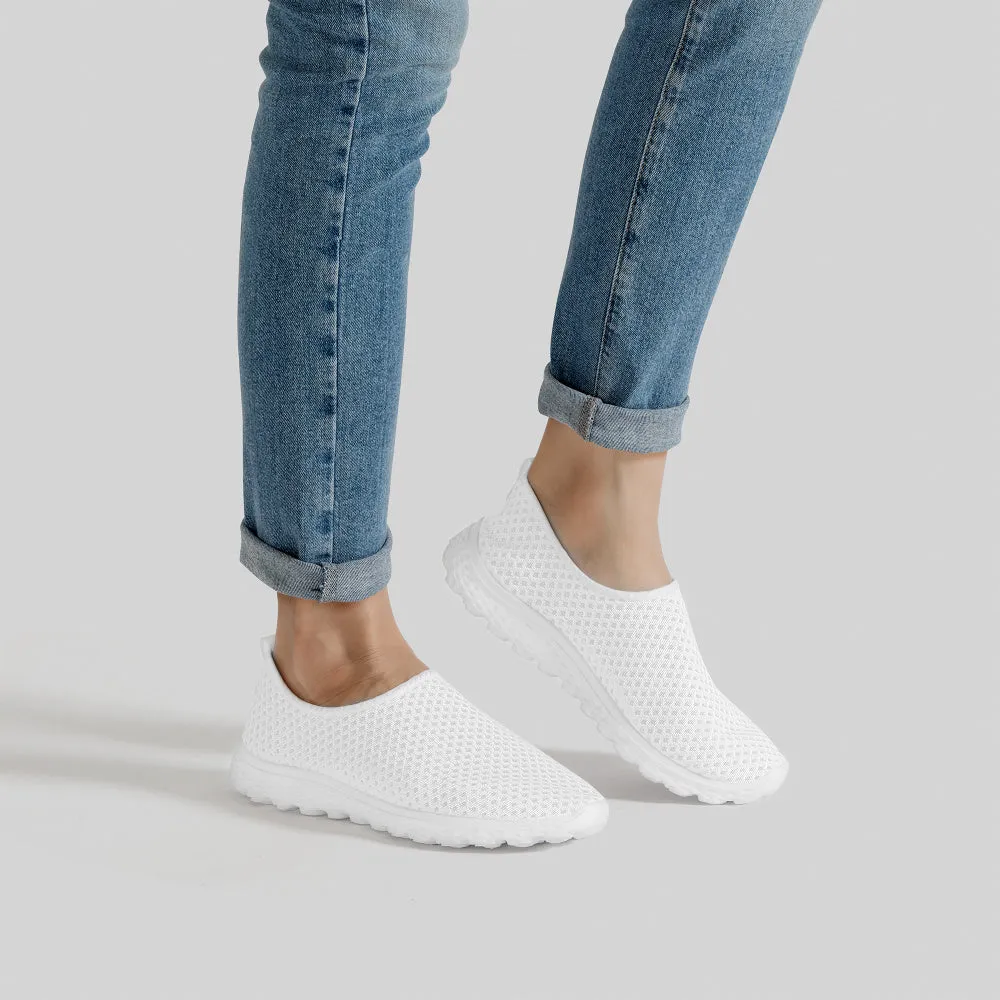 Customizable Mesh Slip On Shoes