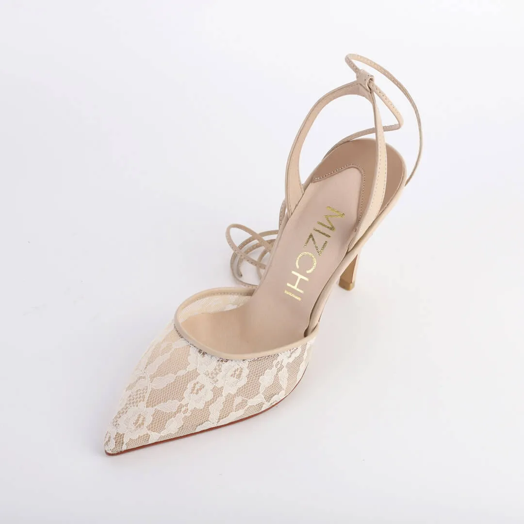 DIANE - lace up slingback