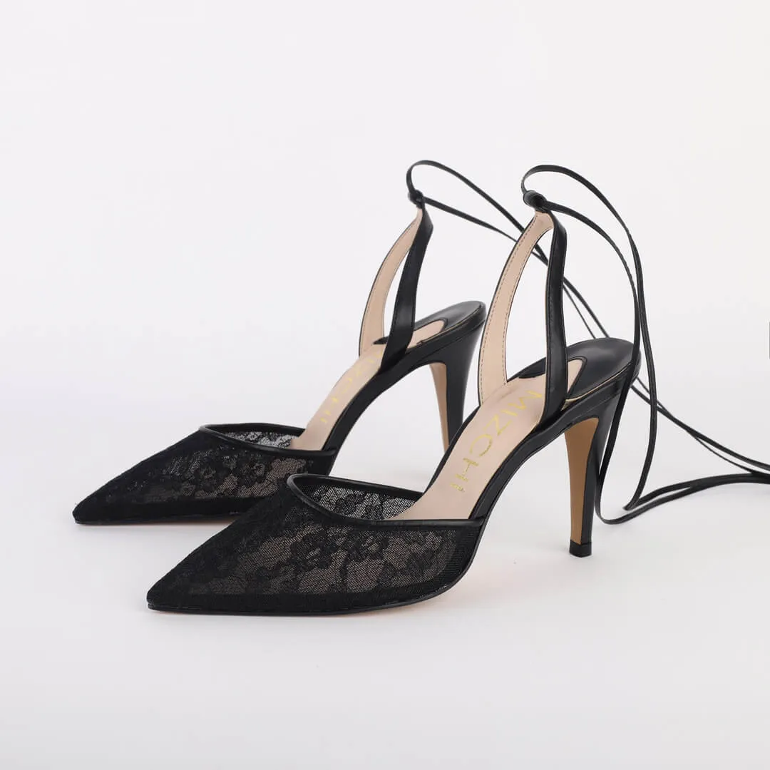 DIANE - lace up slingback