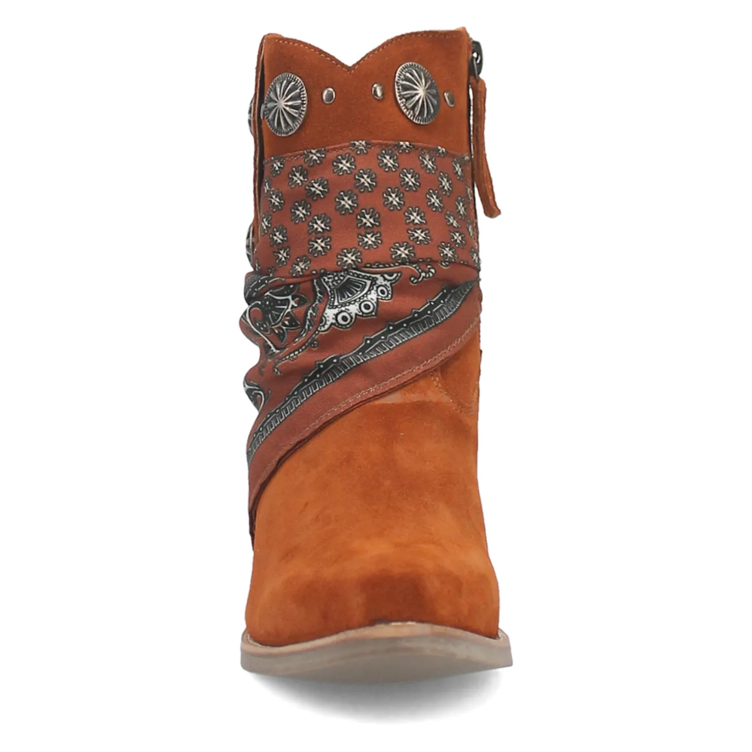 Dingo Womens Bandida Brown Suede Fashion Boots