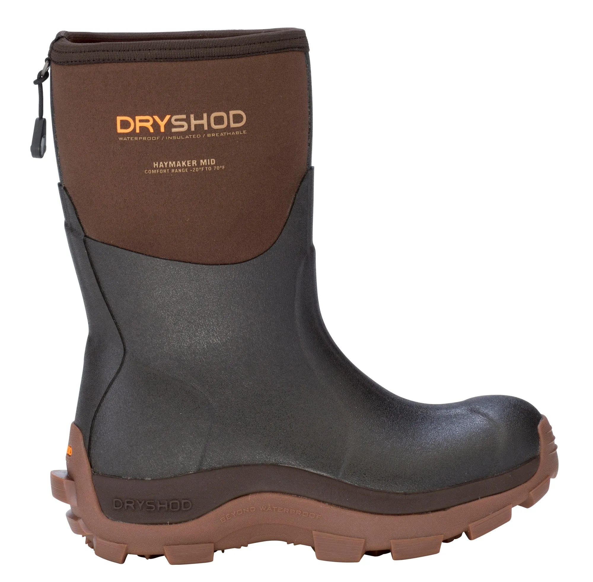 Dryshod Haymaker Mid Womens Foam Brown/Peanut Farm Boots