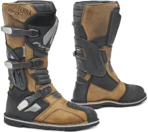 Forma Terra Evo waterproof motorcycle boots, brown