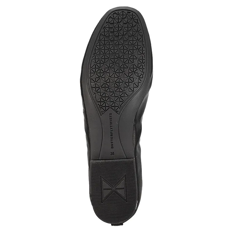 JESSIE Ballet Flat Shoes - Black