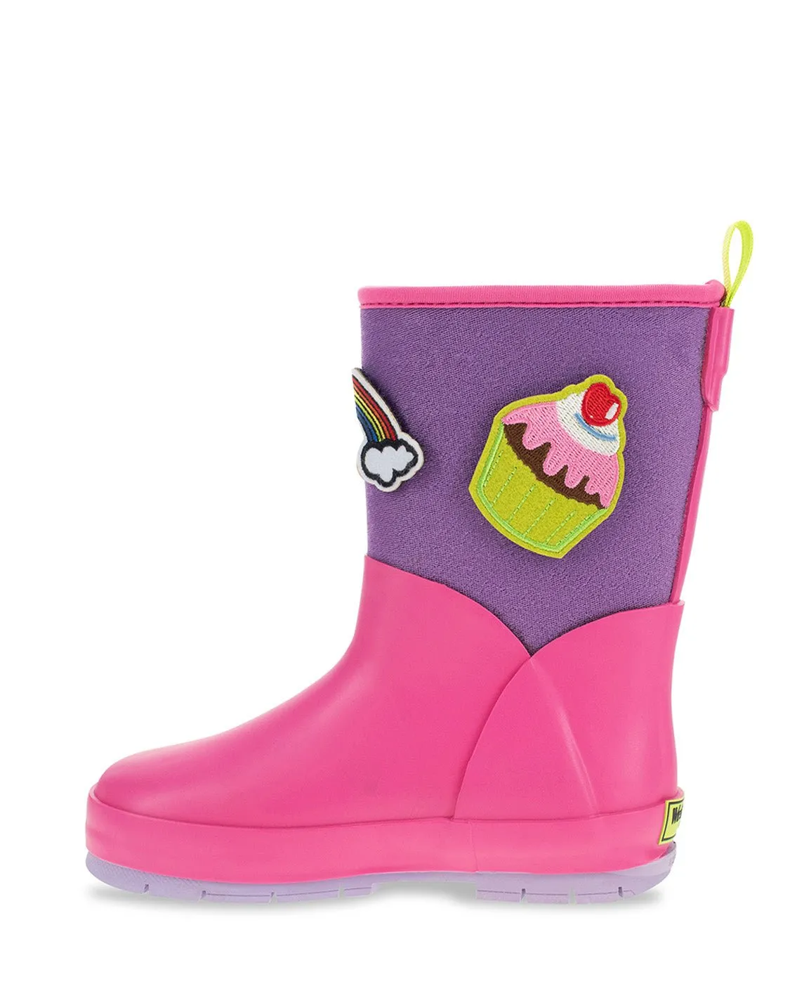 Kids Puddle Patch Rain Boot - Hot Pink