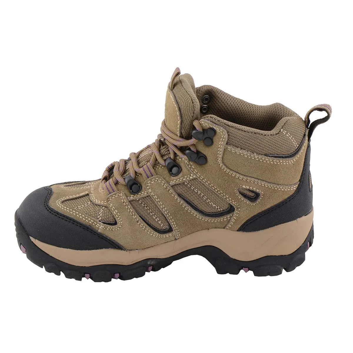 Milwaukee Leather MBL9496 Women's Lace-Up Waterproof Brown Hiking Boots