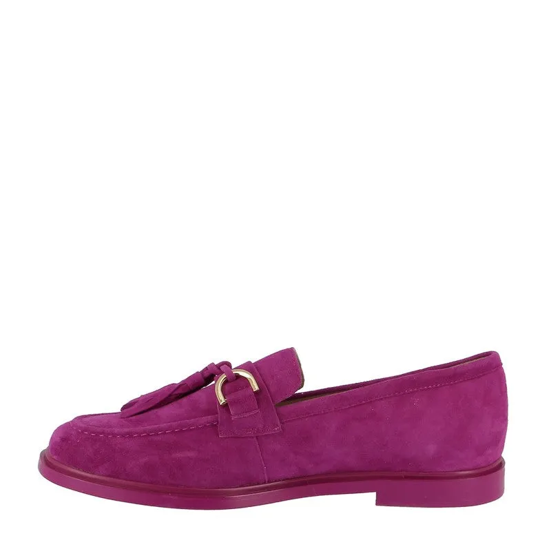 Mollini Gelly Magenta Suede Loafer