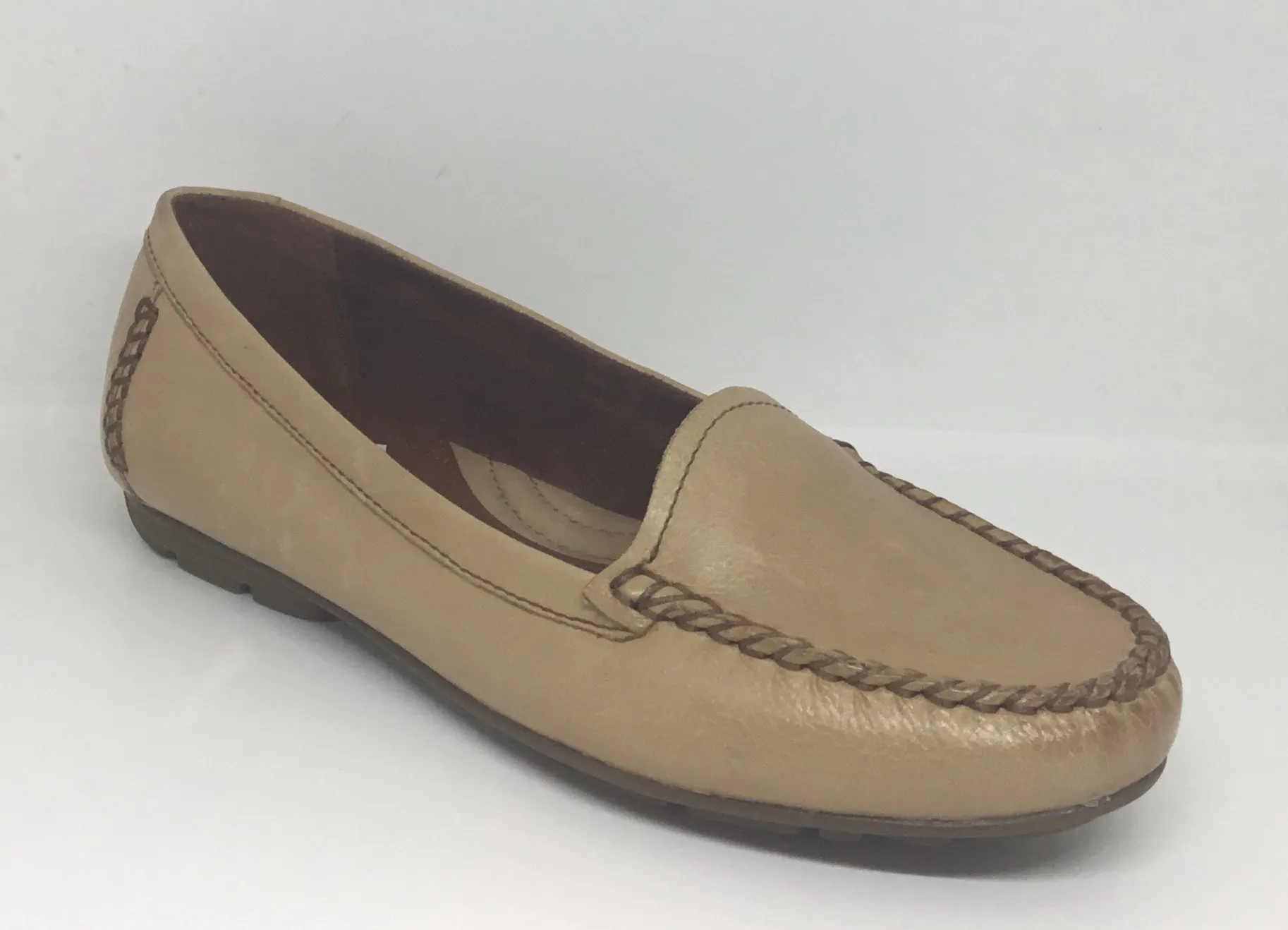 Naturalizer Kellyn Classic Dark Venom Sand Leather Loafer Moccasin