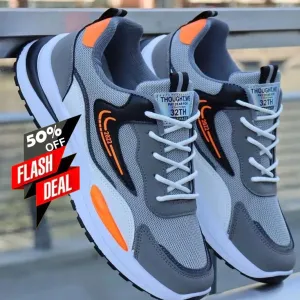 New large men's breathable sports shoes