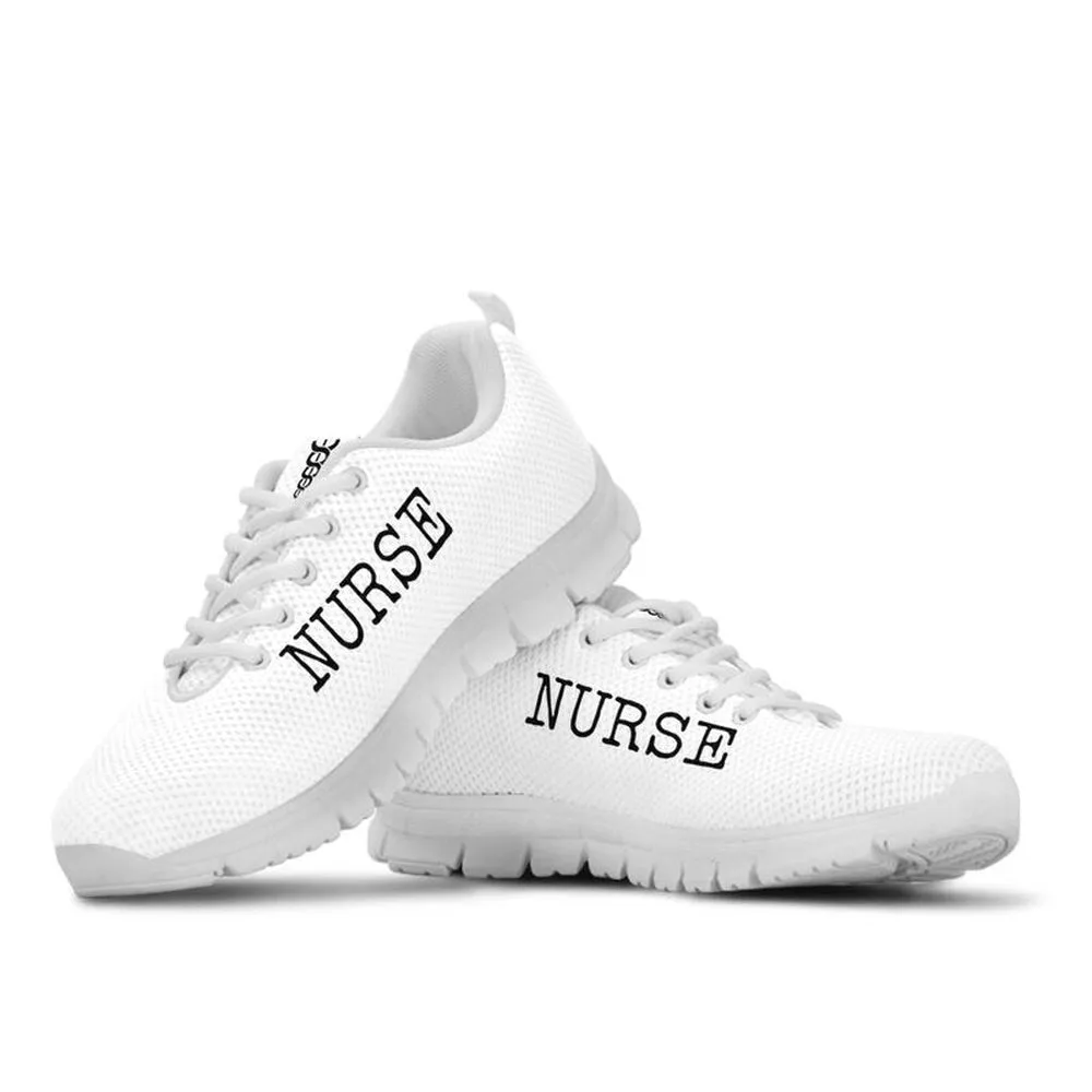 Nurse Sneaker, Nurse-Strong White Sneakers Shoes, Best Shoes For Nurses