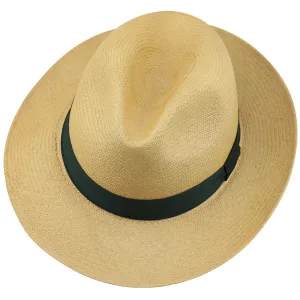 Panama Hat - Caramel / Forest Ribbon - Llano