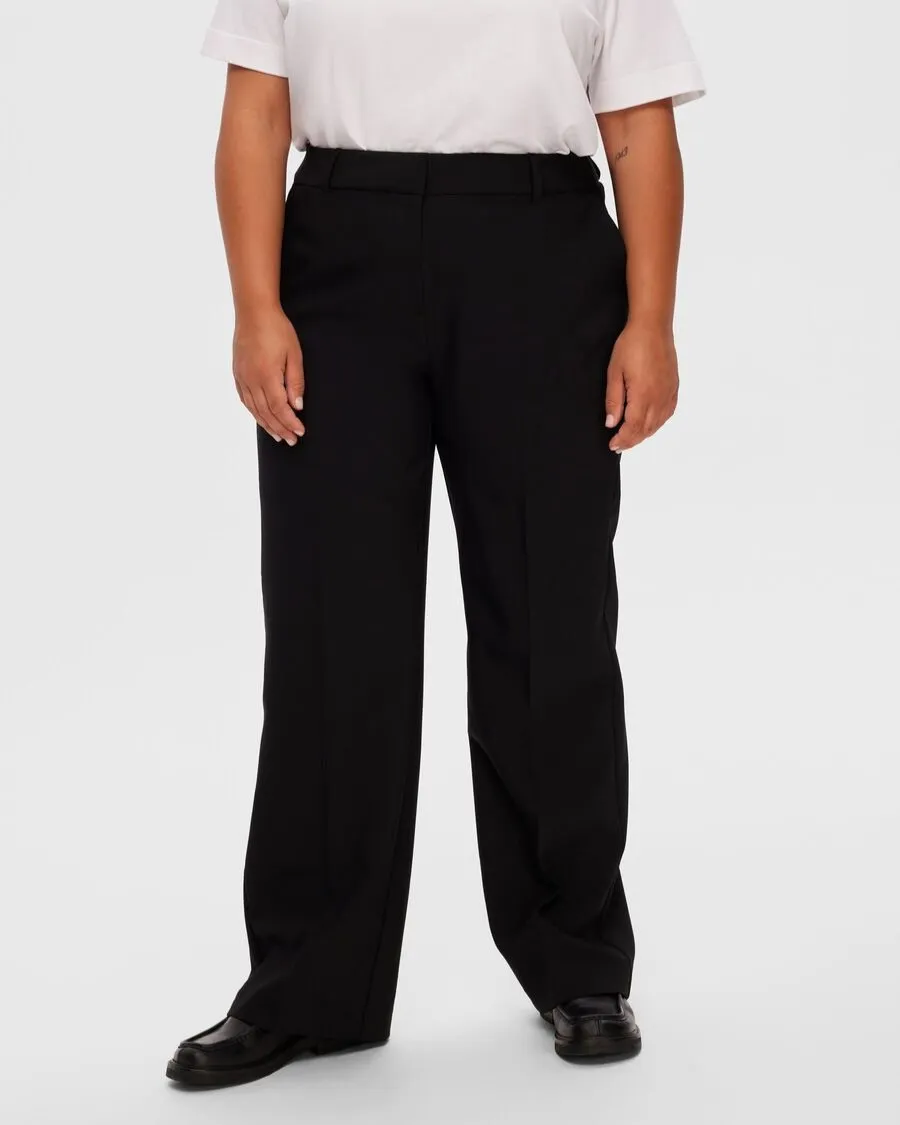 SLFRITA MW WIDE PANT | BLACK